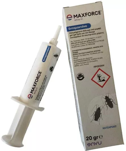 Εντομοαπωθητικό Gel Bayer Maxforce White IC για Κατσαρίδες 20gr