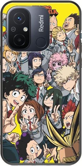 Θήκη Κινητού Back Cover για Xiaomi Redmi 12C - Black TPU - My Hero Academia 