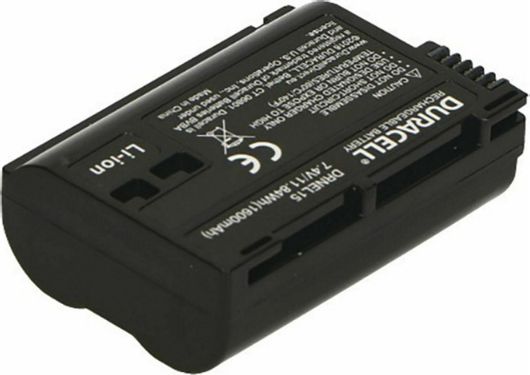 Μπαταρία Φωτογραφικής Μηχανής Duracell EN-EL15c Ιόντων-Λιθίου Li-ion 1600mAh Συμβατή με Nikon