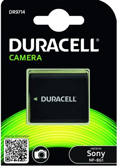 Μπαταρία Φωτογραφικής Μηχανής Duracell DR9714 Ιόντων-Λιθίου Li-ion 1020mAh Συμβατή με Sony NP-BG1