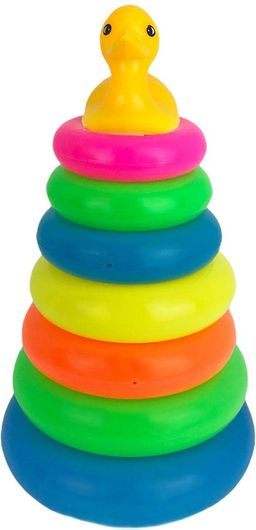 Βρεφικό Παιχνίδι Δραστηριοτήτων Πυραμίδα Δακτύλιων για 3+ Ετών
