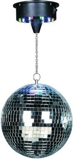 Ντισκομπάλα Ibiza Sound Φωτιζόμενη 30cm LED RGB
