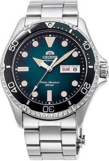 Ανδρικό Ρολόι Orient RA-AA0811E19B με Μεταλλικό Μπρασελέ Ασημί