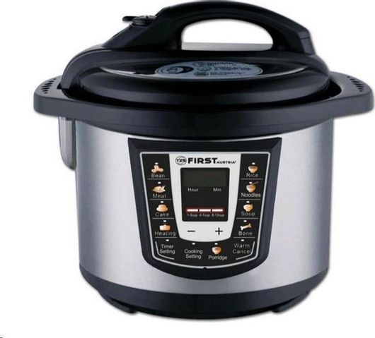 Πολυμάγειρας First Austria FA-5130 1000W με Χωρητικότητα 6lt Ασημί