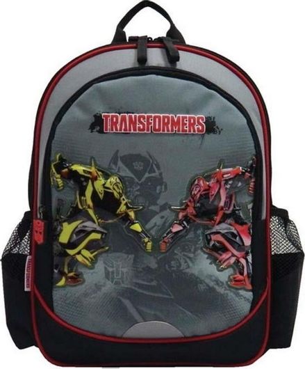 Σχολική Τσάντα Δημοτικού Πλάτης Bagtrotter Transformers Γκρι