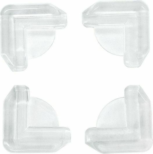 Kikka Boo Προστατευτικά για Γωνίες με Αυτοκόλλητο από Πλαστικό 3.7x3.7x1.5cm 4τμχ