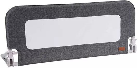 Προστατευτικό Bebe Stars Πτυσσόμενο Κάγκελο Κρεβατιών από Ύφασμα 102x42cm Γκρι