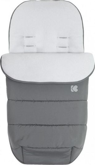 Ποδόσακος Καροτσιού Kikka Boo Classic Universal Αδιάβροχος με Fleece Επένδυση 85x45cm Γκρι