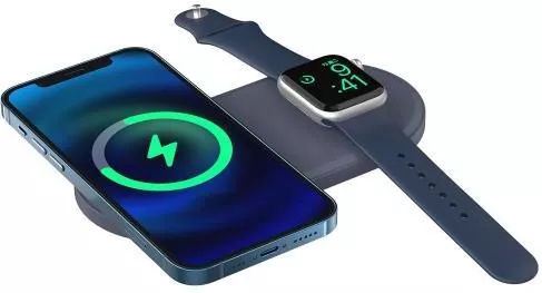 Φορτιστής Κινητού Τηλεφώνου AHAstyle Qi Pad Ασύρματος Μπλε