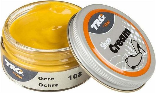 Βαφή TRG the One Κρέμα για Δερμάτινα Παπούτσια Ochre 50ml