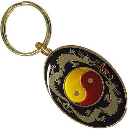 Μπρελόκ Η507 Yin Yang KungFu Οβάλ