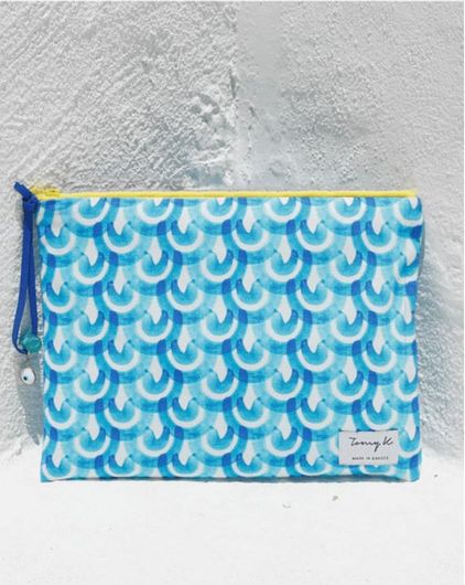 Νεσεσέρ Tommy K Αδιάβροχο με Τύπωμα Kyma 32x22xm