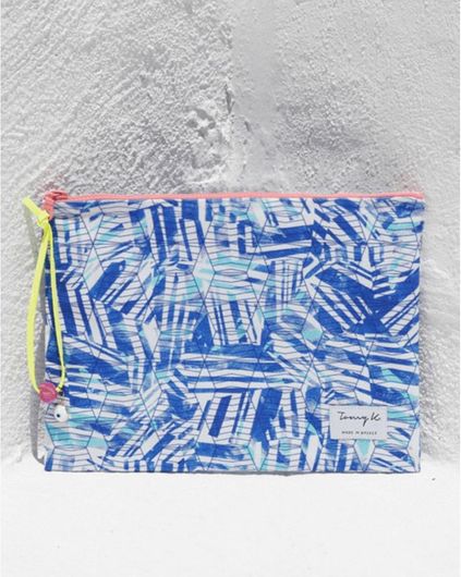 Νεσεσέρ Tommy K Αδιάβροχο με Τύπωμα Hexagon 32x22xm