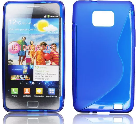 Θήκη Κινητού Back Cover για Samsung Galaxy S2 Σιλικόνη Μπλε