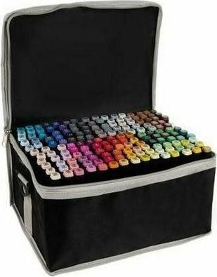 Μαρκαδόροι Ζωγραφικής Double-Sided Highlights με Διπλή Μύτη 168τμχ Πολύχρωμο