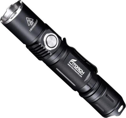 Φακός LED Fitorch Επαναφορτιζόμενος Αδιάβροχος με Μέγιστη Φωτεινότητα 1180lm P20RGT