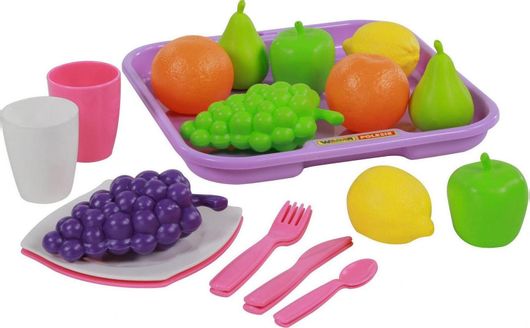 Παιχνίδι Polesie Kitchen Set With Tray για 3+ Ετών 21τμχ