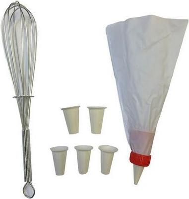 Εργαλεία Ζαχαροπλαστικής Homie για Διακόσμηση Τούρτας Σετ 8τμχ