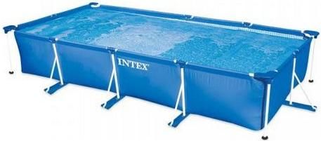 Πισίνα Intex 28273 Rectangular Frame Παραλληλόγραμμη 450x220x84cm Μπλε