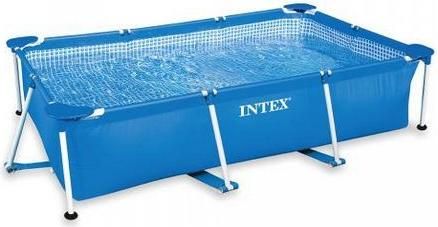Πισίνα Intex 28272 Rectangular Frame Παραλληλόγραμμη 300x200x75cm Μπλε