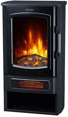 Ηλεκτρικό Τζάκι Termomax TF277 Επιδαπέδιο 2000W 44.5x74cm Μαύρο