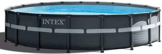 Πισίνα Intex 26330 Ultra Frame Round XTR Στρογγυλή 549x132cm Γκρι