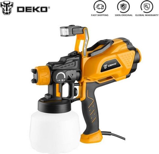 Ηλεκτρικό Πιστόλι Βαφής Deko DKSG60K1 600W με Δοχείο 1.2lt