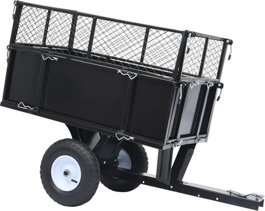 Τρέιλερ / Καρότσα με Ανατροπή vidaXLγια Χλοοκοπτικά Τρακτέρ