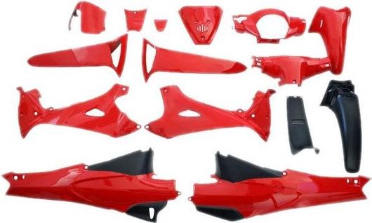Σετ Πλαστικά Μοτοσυκλέτας για Honda Innova 125 Κόκκινο