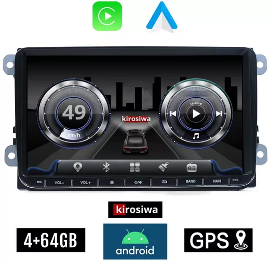 Ηχοσύστημα Αυτοκινήτου Kirosiwa RXS-8599 για Seat / Skoda / VW με Bluetooth / USB / WiFi / GPS & Οθόνη Αφής 9"