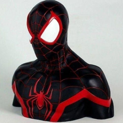 Παιδικός Κουμπαράς Semic Πλαστικός Marvel Spider-Man Μαύρο 25cm