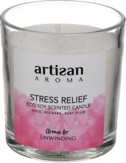 Κερί Αρωματικό σε Βάζο Stress Relief 7.5x8cm