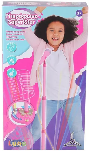 Μουσικό Παιχνίδι Luna Toys Μικρόφωνο για 3+ Ετών 