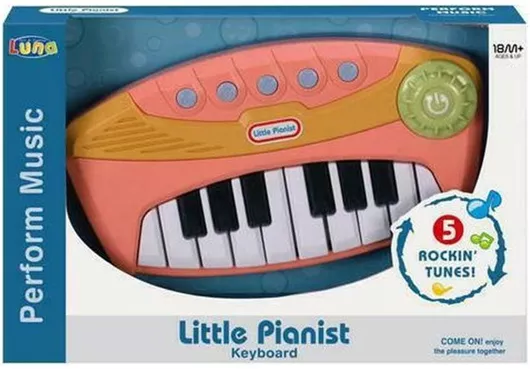 Μουσικό Παιχνίδι Luna Toys Αρμόνιο Little Pianist για 18+ Μηνών