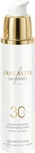 Αντηλιακό Προσώπου Lancaster Sun Perfect Illuminating Αδιάβροχη Κρέμα SPF30 50ml