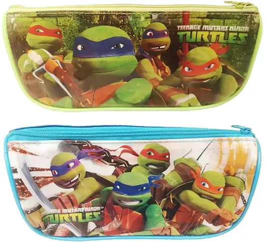 Σχολική Κασετίνα Turtles Βαρελάκι Πολύχρωμο Τυχαία Επιλογή Σχεδίου
