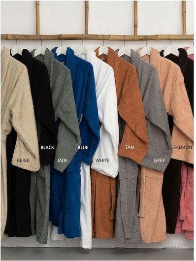 Μπουρνούζι Palamaiki Gem με Γιακά Medium Γκρι