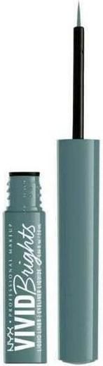 Eyeliner Nyx Professional Makeup Vivid Brights Πινέλο 01 Cyan Simp 2ml