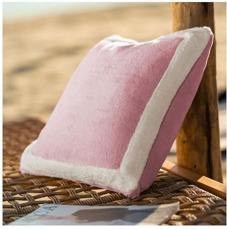 Διακοσμητική Μαξιλαροθήκη Gofis Home Coral Sense 51923 43x43cm Ροζ