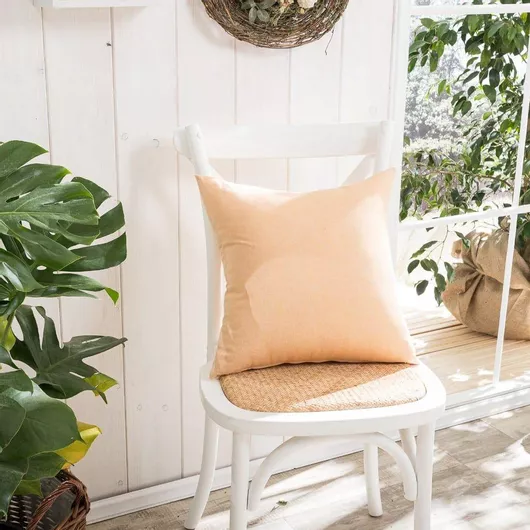 Διακοσμητική Μαξιλαροθήκη Teoran Laredo 14 43x43cm Peach