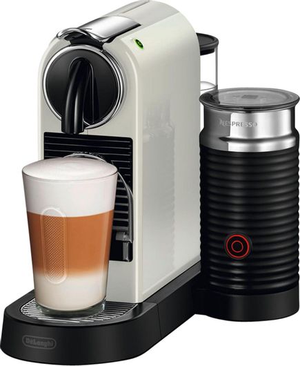 De'Longhi Citiz & Milk Καφετιέρα για Κάψουλες Nespresso Πίεσης 19bar με Αφρογαλιέρα White