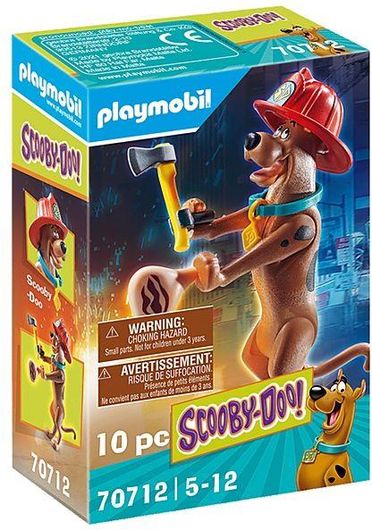 Playmobil Scooby-Doo Συλλεκτική Φιγούρα Scooby Πυροσβέστης για 5+ Ετών