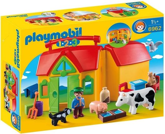 Playmobil 123 Αγρόκτημα-Φάρμα Βαλιτσάκι για 18+ Μηνών #6962