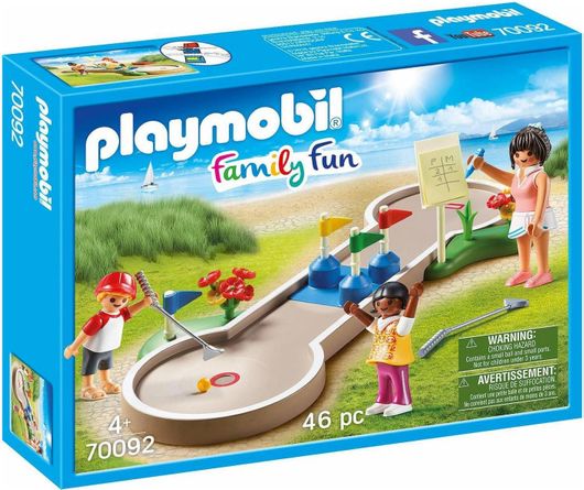 Playmobil Family Fun Mini Golf για 4+ Ετών #70092