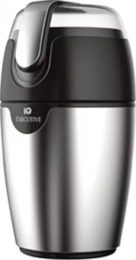 Μύλος Καφέ IQ EM-573 Ηλεκτρικός 200W με Χωρητικότητα 70gr Ασημί