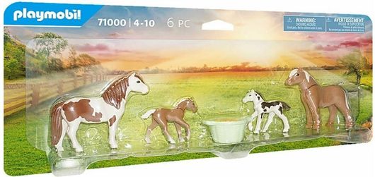 Playmobil Country 2 Ισλανδικά Άλογα με Πουλάρι για 4-10 Ετών