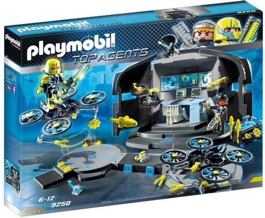 Playmobil Top Agents Αρχηγείο του Dr. Drone για 6-12 Ετών #9250