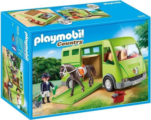 Playmobil Country Φορτηγό Μεταφοράς Αλόγου για 5-12 Ετών #6928