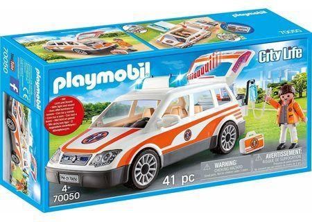Playmobil City Life Όχημα Πρώτων Βοηθειών 4+ Ετών #70050 