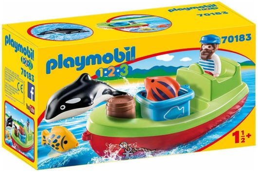 Playmobil 123 Αλιευτικό Σκάφος για 18+ Μηνών #70183